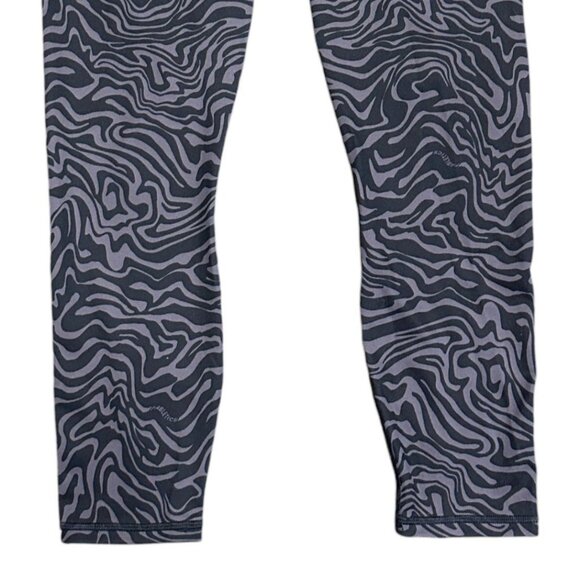 Fabletics M Define Powerhold High Waisted 7/8 Legging Pewter Marble Zebra - Picture 7 of 16